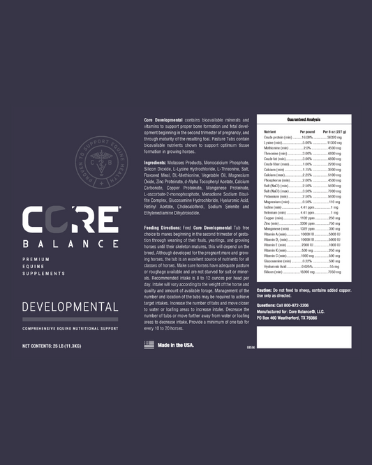 Core Developmental Tubs