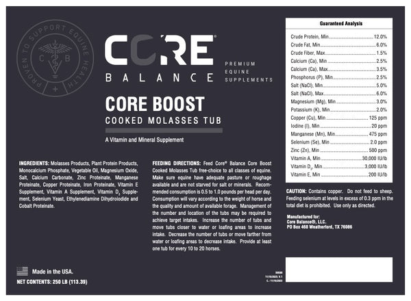 Core Boost – Core Balance