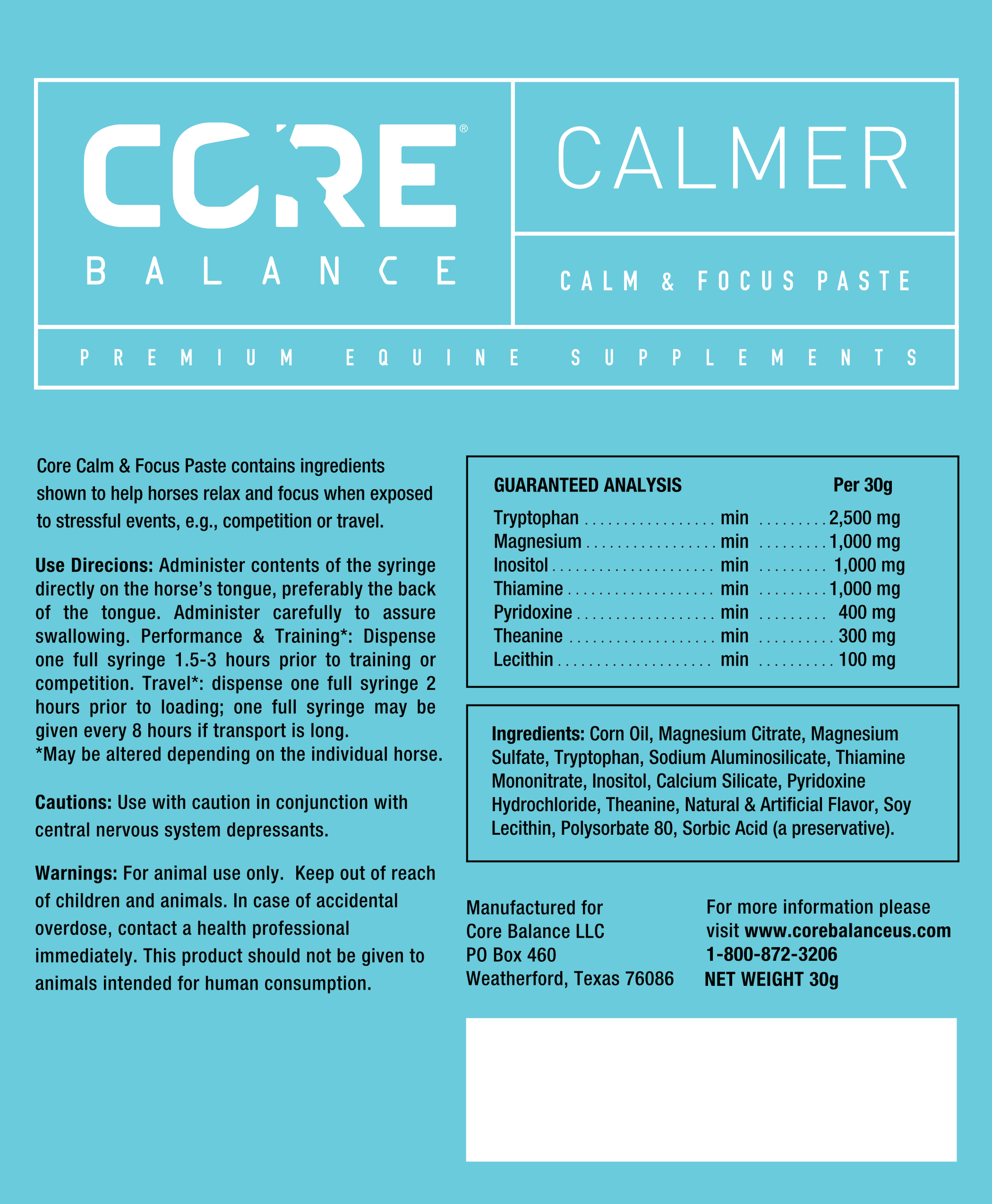 Core Calmer